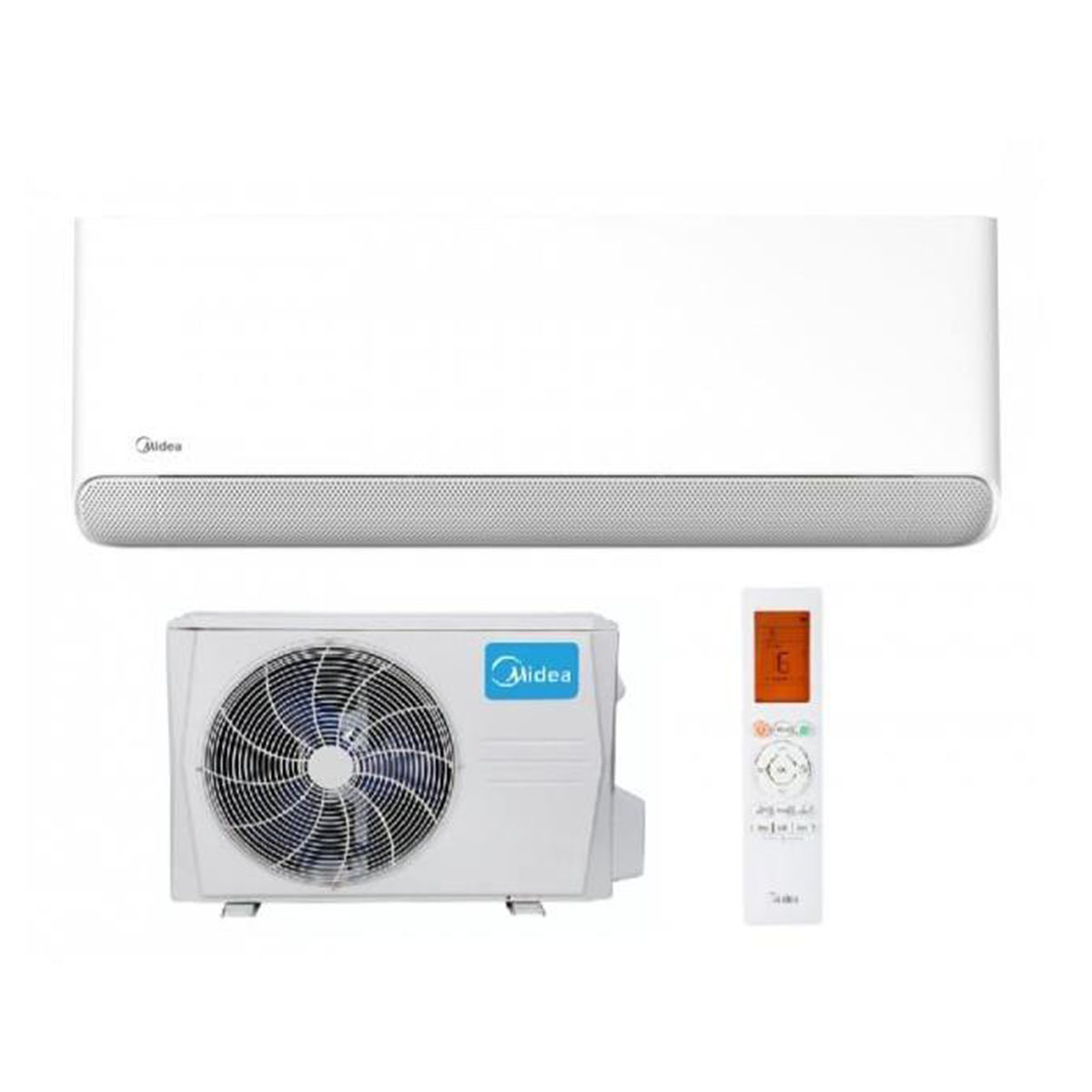Midea Breezeless E MCB-09-SP oldalfali split klíma csomag 2,6 kW