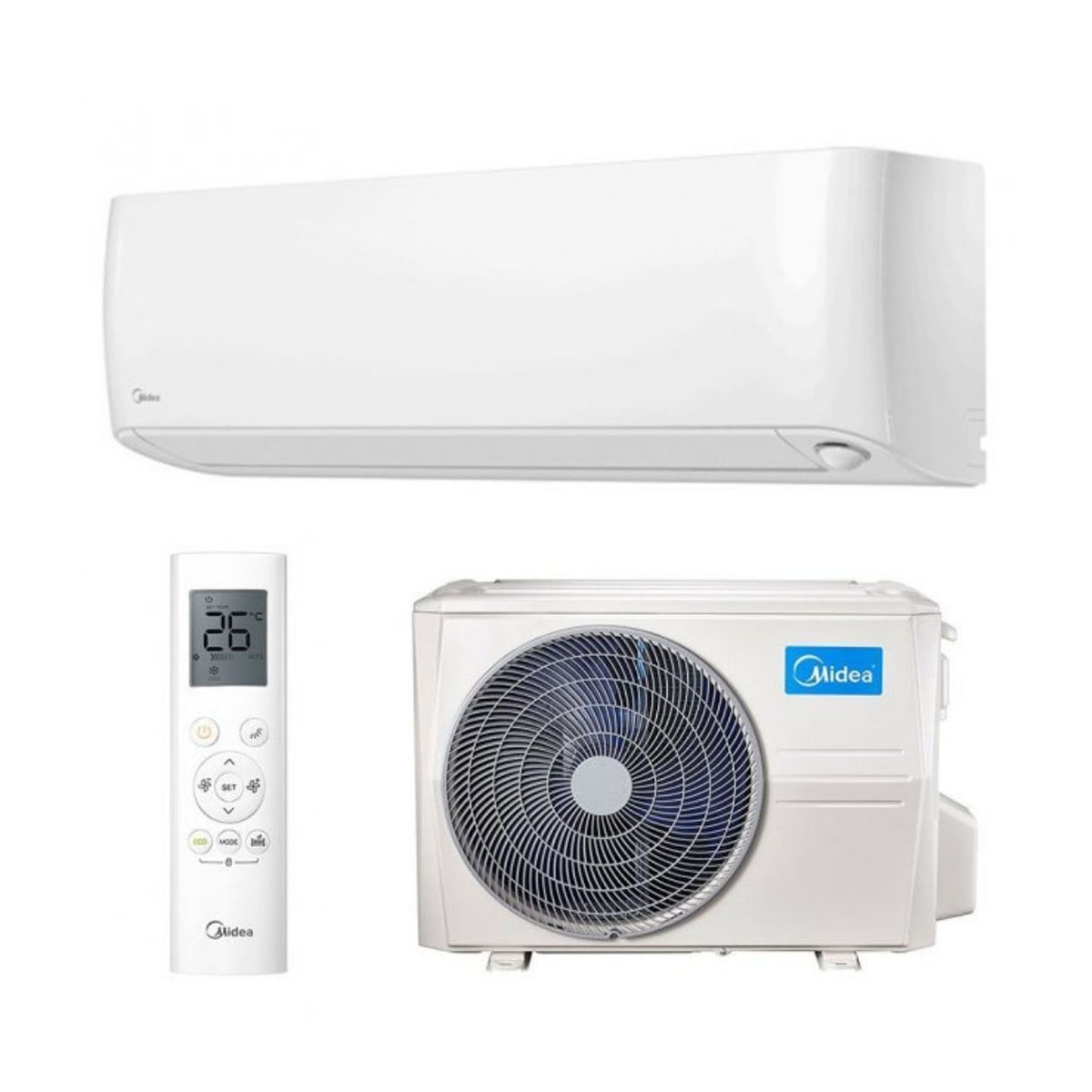 Midea MOP3-09-SP Oasis Plus oldalfali split klíma csomag 2,6 kWh