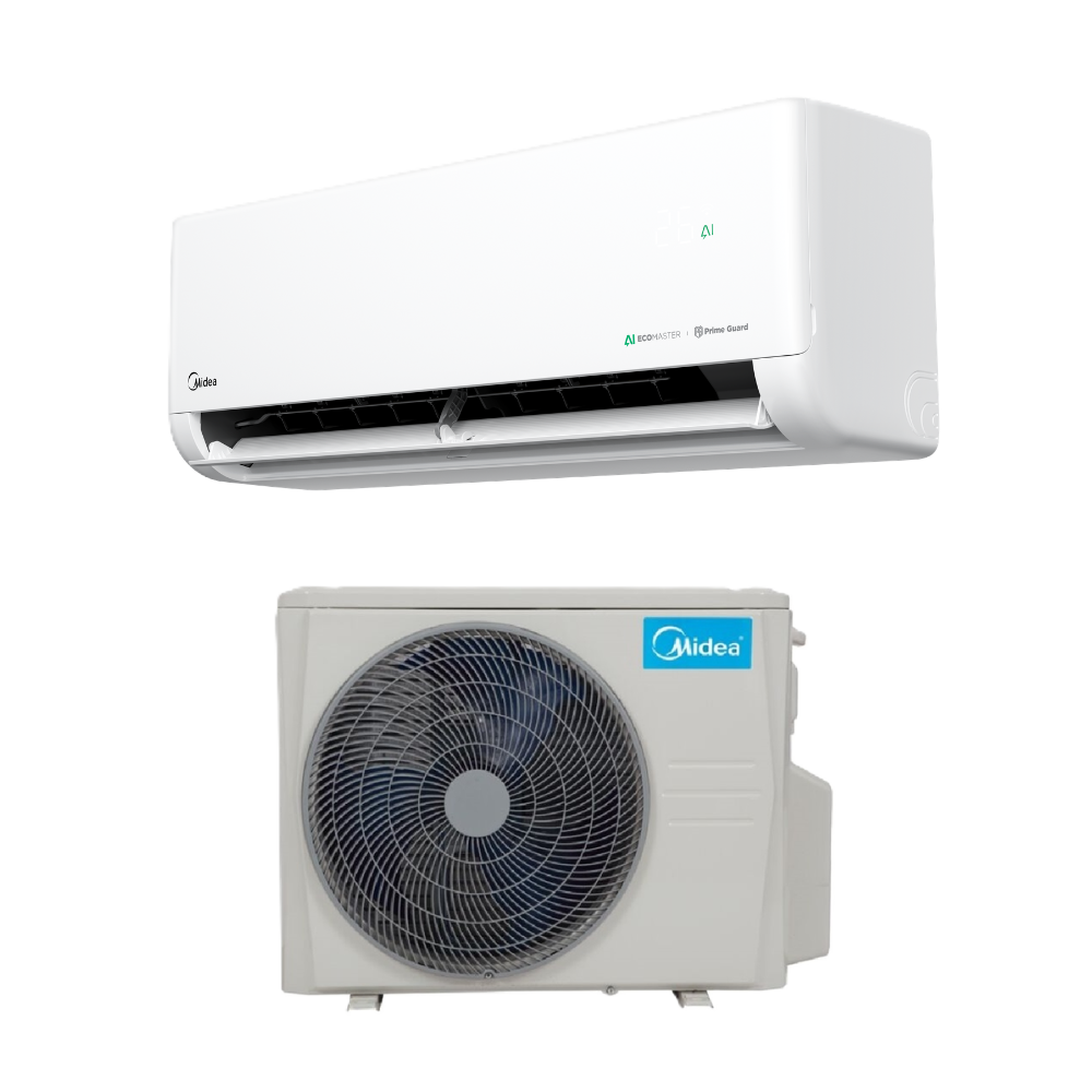 ÜZEMBEHELYEZVE Midea LUN-12-SP 3,5 KW Solunar oldalfali split klíma szett